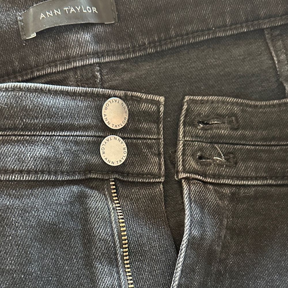 Ann Taylor Relaxed-Fit Black Jeans